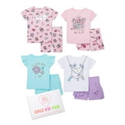 365 Kids from Garanimals Girls Mix & Match Kid-Pack Gift Box, 8-Piece Outfit Set, Sizes 4-18