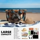 thumbnail image 5 of Disketp French Bulldog In Sunglasses Bolsa de Playa de Gran Capacidad, Bolso Impermeable y a Prueba de Arena para Mujer, Ideal para Playa, Piscina y Natación, 5 of 7