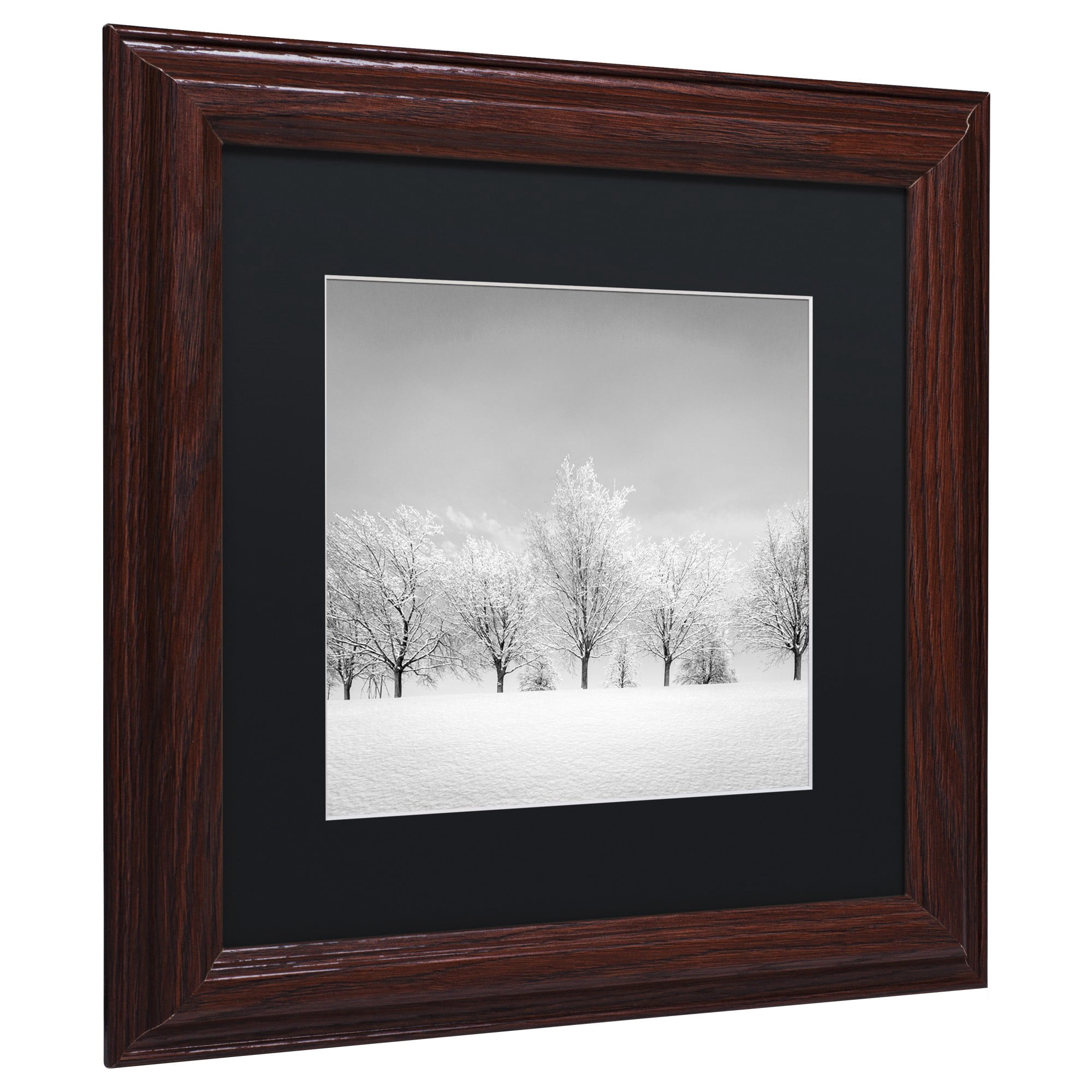 Dave MacVicar 'Ice Storm' Black Matted Framed Art