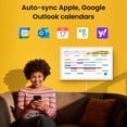 thumbnail image 4 of Apolosign 21.5-inch Smart Digital Calendar & Home Hub - Dual-Mode Family Wall Planner, One-Touch Privacy Photo Shield, Auto-Sync Google/iCloud, Meal & Chore Tracker, Message Board, White, 4 of 20