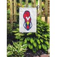thumbnail image 2 of KDAGR Red Angry Chicken Rooster Head Mascot Face Bird Fight Strong Garden Flag Decorative Flag House Banner 12x18 inch, 2 of 2