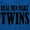 Royal, variant on Funny New Father Real Men Make Twins Men's Graphic T Shirt Tees Brisco Brands L