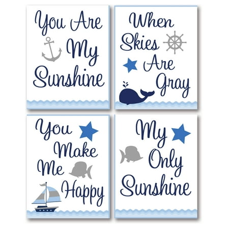 Blue Framed Print Gango Home Decor Nautical