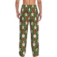 thumbnail image 3 of Daiia Santa Claus And Gnomes Men's Sleep Pant with Pockets and Drawstring,Pajama Pants-Medium, 3 of 9