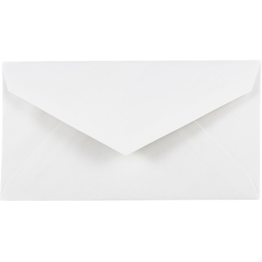 JAM Monarch Envelopes, 3 7/8 x 7 1/2, White, 50/Pack