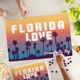 thumbnail image 5 of Lantern Press 1000 Piece Jigsaw Puzzle, Manasota Key, Florida, Florida Love, Palm Trees, 5 of 5