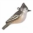 thumbnail image 3 of Tufted Titmouse Christmas Tree Ornament, 3 of 3