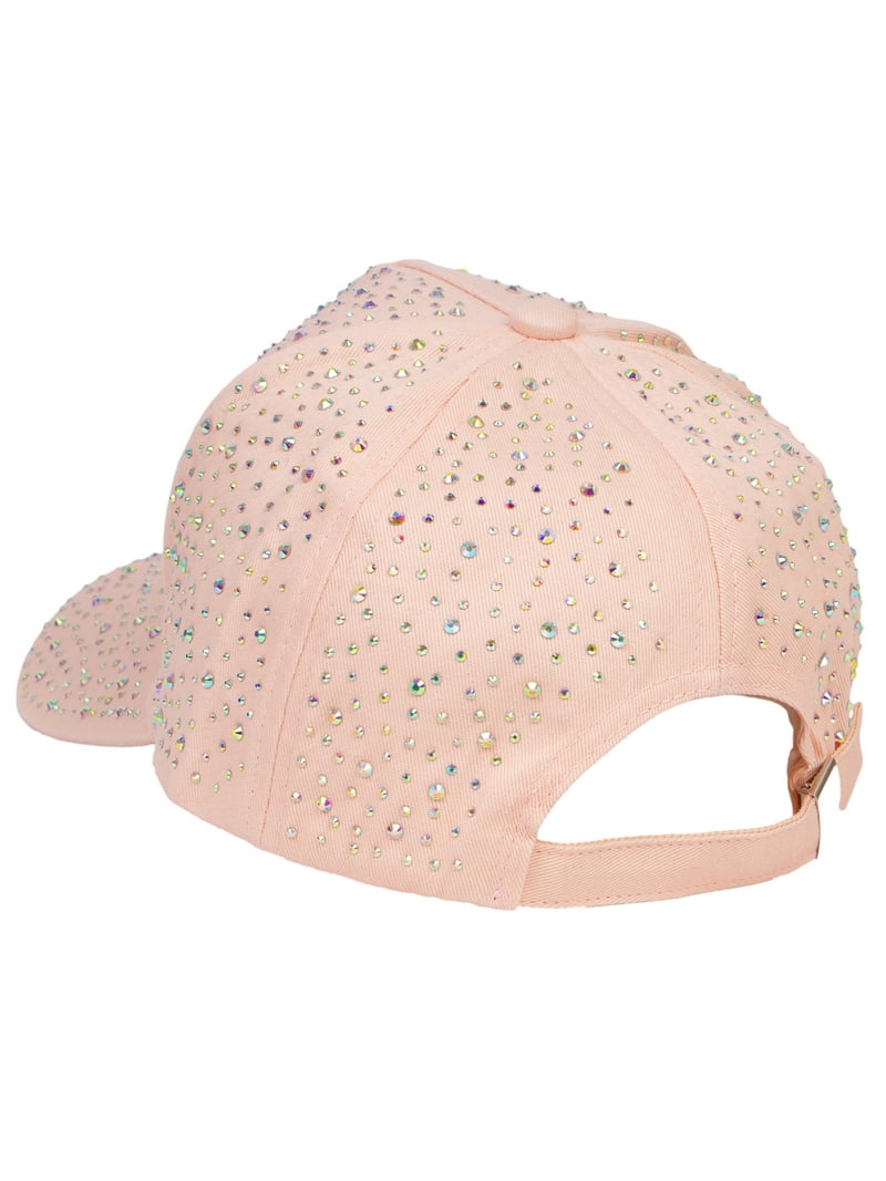 Womens Jeweled Rhinestone Studded Hat - Crystal Gem Bling  display picture 3