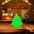 thumbnail image 5 of Decoración de bonsái de muñeco de nieve brillante | Adorno navideño luminoso en miniatura | Figura de paisaje de plástico duradero | Decoración de mesa de patio de jardín de bricolaje | 1 Pieza |, 5 of 5