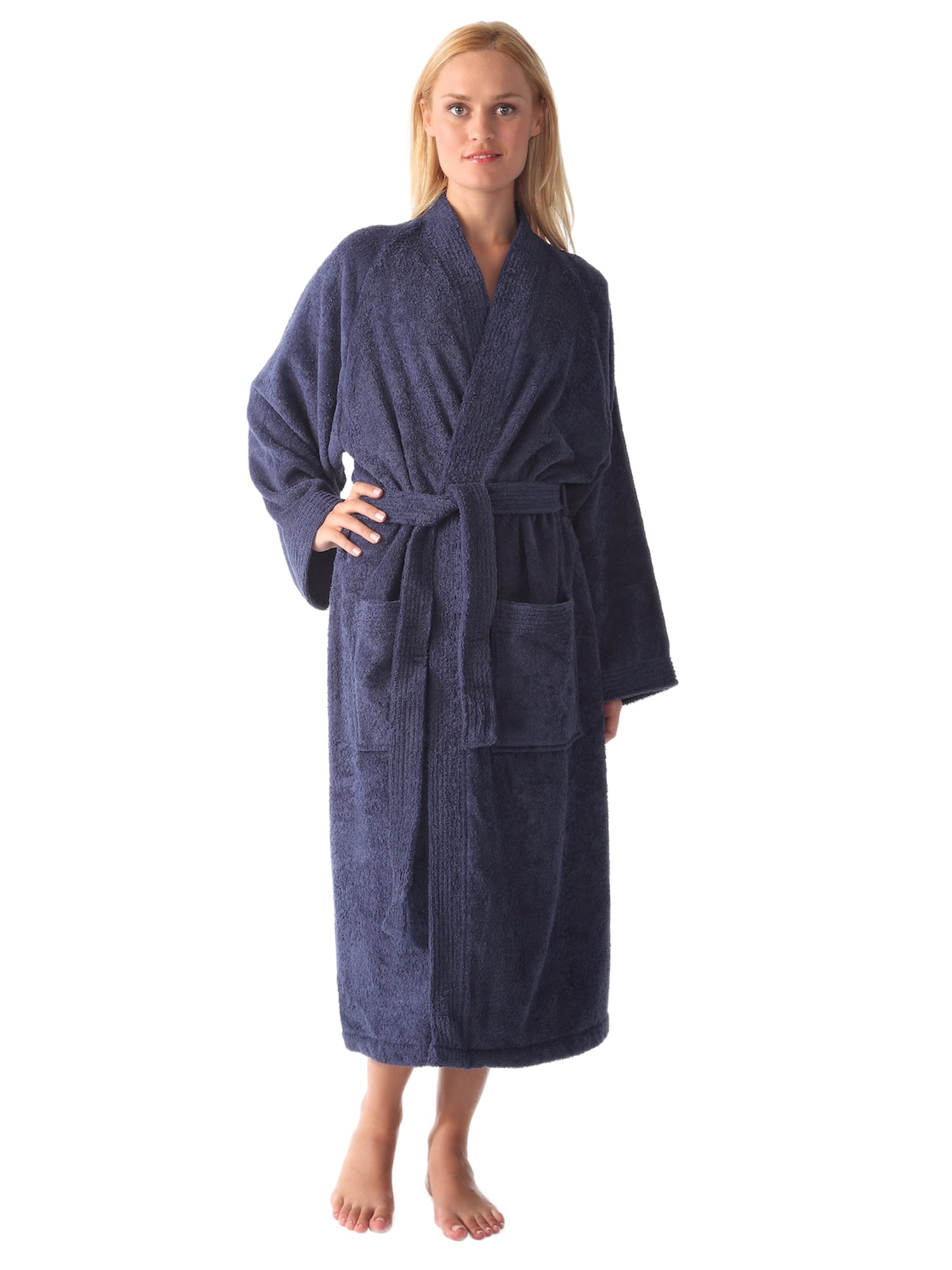 Download Arus - Women's Long Kimono Style Turkish Cotton Terry ...