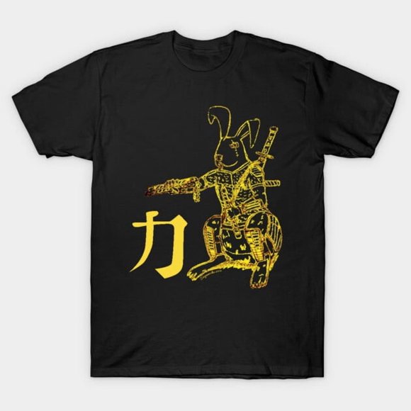 Dojo Bunny Funny Martial Arts Rabbit Karate Parody Animal Art Unisex T-Shirt, up to size 3XL.