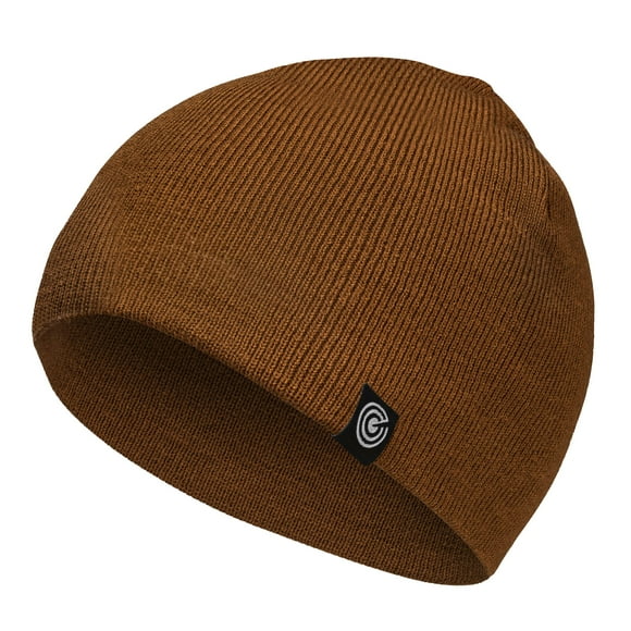 Original Beanie cap - Soft Knit Beanie Hat - Warm and Durable (Brown)