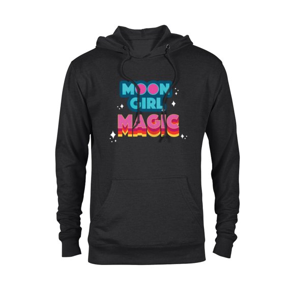Marvel Moon Girl and Devil Dinosaur Moon Girl Magic Logo - Pullover Hoodie for Adults - Customized-Black