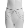 thumbnail image 5 of Women's Tassel Waist Chain Gold Multi-layered Body Chain Beach Navel Chain Sexy Party Jewelry, 5 of 5