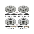 thumbnail image 3 of Power Stop Front and Rear Stock Replacement Brake Pad and Rotor Kit KOE2826, 3 of 8