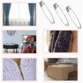 thumbnail image 5 of Alfiler de seguridad, alfileres para manualidades, para ropa, bricolaje, manualidades (1000 piezas, plateado), 5 of 5