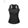thumbnail image 2 of GustaveDesign Waist Trainer Corset Sauna Sweat Zipper Vest With Adjustable Waist Trimmer Shapewear Slimming Control Tummy "Size XXL", 2 of 7