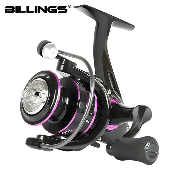 BILLINGS 1000-6000 Series, 5.0:1/4.7:1 Gear Ratio, 22LB Max Drag, Metal Rocker,Spinning Fishing Reel,For Freshwater Saltwater