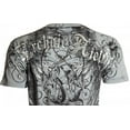 thumbnail image 6 of ARCHAIC by AFFLICTION Men's T-Shirt FURANCE Skull Wings MMA Biker, 6 of 8
