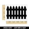 thumbnail image 2 of Picket Fence Rectangle Rubber Stamp Stamping Scrapbooking Crafting - Large 2.5in, 2 of 7