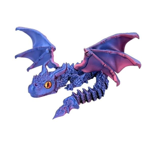 Juguete articulado impreso en 3D Modelo posable con articulaciones móviles Criatura realista para coleccionistas
