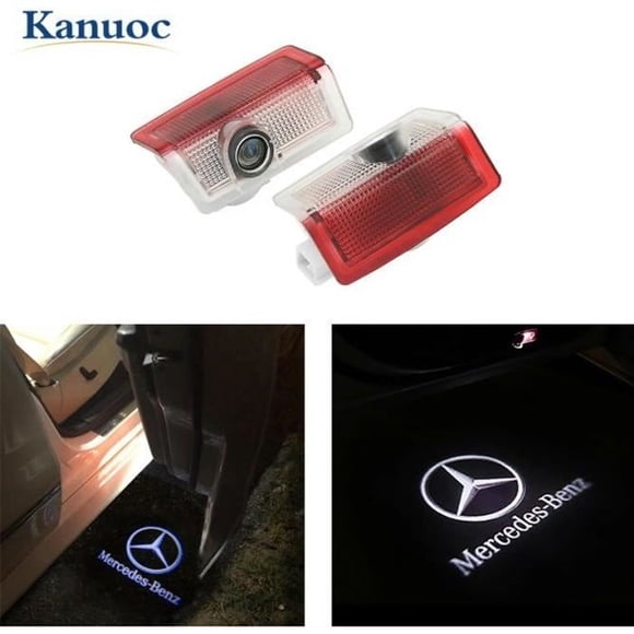 2pcs LED Car Door LOGO PROJECTOR SHOSTHED Shadow Lamp For Mercedes - Benz W166 W212 W213 W176 W177 V177 W246 W247 W20