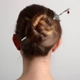 thumbnail image 6 of 4pcs Sword Hair Sticks Retro Metal Hair Sticks Ancient Style Swords Hair Chopsticks for Bun Hair Long Hair, Chinese Hair Accessories for Women, 6 of 8
