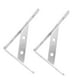 thumbnail image 3 of Tratamiento de dibujo superficial Soporte triangular estable soporte de acero inoxidable oficina para cocina baño patio trasero remolque para tiendas talleres, 3 of 8
