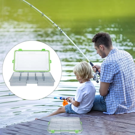 GOOHOCHY Fishing Tackle Case Fishnet Gear Storage Box Accessories Practical