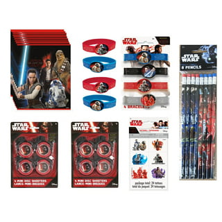 Classic Disney Star Wars Office Supplies Pen Set - 6 PC Star Wars Ballpoint Pens Gift Bundle for Kids, Women, and Men (Star Wars Party Favors)