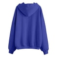 thumbnail image 5 of Resicozy Zip Up Hoodie Women Long Sleeve Fall Winter Plus Size Plain Hooded Sweatshirts Trendy Casual Fashion Jacket With Pockets Blue L, 5 of 5