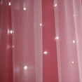 thumbnail image 5 of EFINNY Double-Deck Cloth & Blackout Floor-standing Curtain Star Hollow Curtain Drape High Shading, 5 of 6