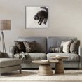 thumbnail image 4 of Stupell Industries Modern Simple Cat Watercolor Gray Framed Giclee Art, 24 x 24, by Melissa Wang, 4 of 8