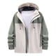 thumbnail image 2 of Chaquetas y abrigos casuales con capucha de manga larga, impermeables, cortavientos con capucha para senderismo, viajes y mujeres., 2 of 3