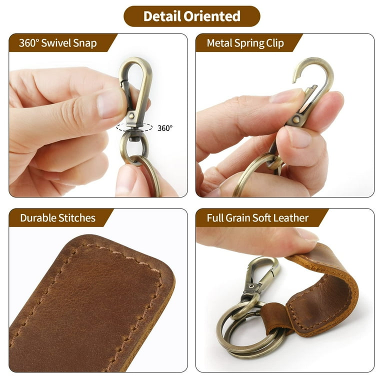 小物 LIDNM Life LEATHER KEY CHAIN Worlds Smallest Leather Keychain | Mr. Lentz Shop