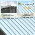 thumbnail image 4 of Devoko 5×3 ft.Patio Metal Shed, Lockable Garden Shed for Outdoor Backyard Patio Storage, 4 of 9