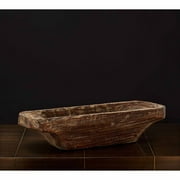 Carved Wood Planter