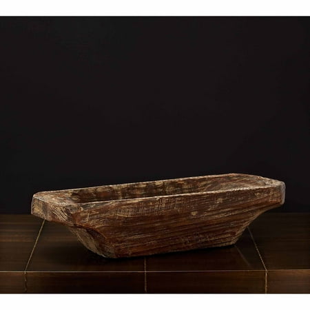 Carved Wood Planter