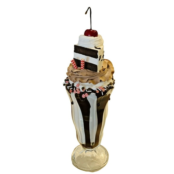 DEZICAKES Fake Milkshake Chocolate Peppermint Cake Shake CraziShake Prop Decoration Dezicakes Fake Food- Fake Cake- Home Decoration