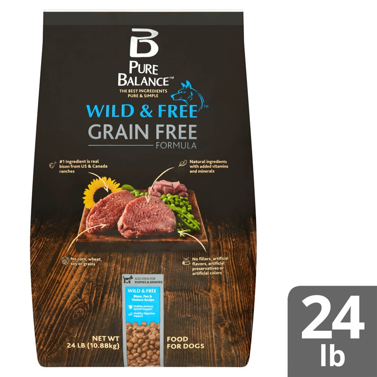 Pure Balance Wild Free Grain Free Formula Bison Pea Venison