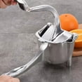 thumbnail image 5 of WEIWEIGG Manual Lemon Squeezer, Handheld Citrus Press Juicer, Aluminum, Compact, Portable, Easy to Clean Removable Parts, for Home Camping Picnics, 5 of 8