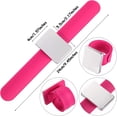 thumbnail image 2 of NOGIS Magnetic Sewing Pincushion, Magnetic Wristband Pin Cushion Holder for Quilting Sewing Pins Hair Clips with Flannelette Bag, Silicone Wrist Strap Bracelet (Pink), 2 of 7