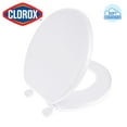 Clorox Antimicrobial Round Soft Cushioned Toilet Seat