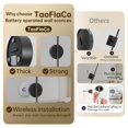 thumbnail image 3 of Apliques de Pared TaoFiaCo Inalámbricos Recargables con Control Remoto Negro 61 cm, 3 of 8