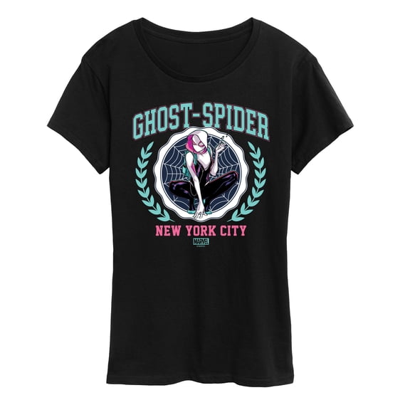 Marvel - Ghost Spider Collegiate - Women's Short Sleeve Graphic T-Shirt