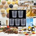 thumbnail image 2 of WWS-5 Pack Measuring Cup Set,3.4 Oz (100 Ml) Transparent Plastic Liquid Measuring Cups BPA Free Baking,Rice,Lab,Cooking,Mixing&Measuring Cups High Temperature Resistant, 2 of 4