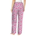 thumbnail image 3 of Uemuo Cute Watermelon Flamingo Pattern Women's Wide Leg Palazzo Lounge Pants with Pockets Light Weight Loose Comfy Casual Pajama Pants-X-Large, 3 of 9