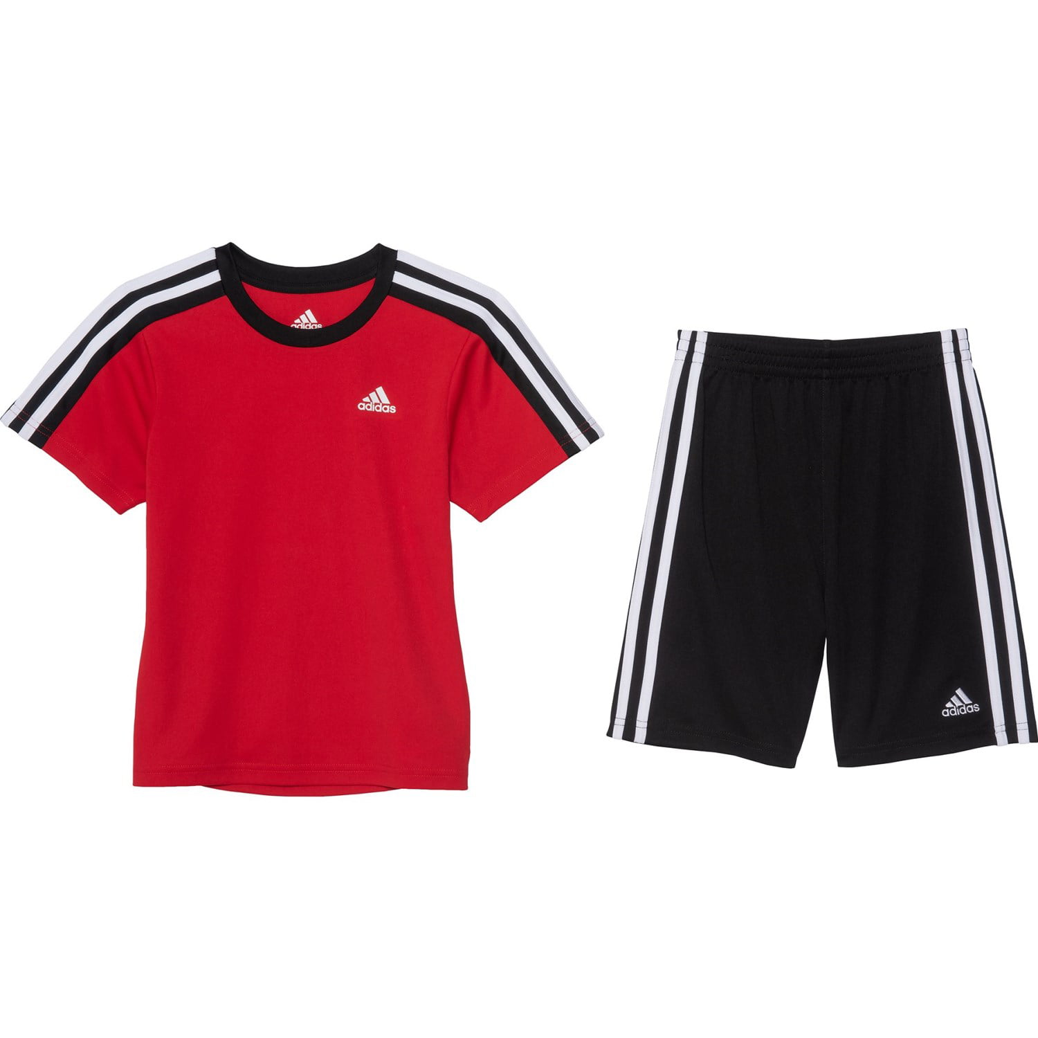 Adidas - Adidas Boys' T-Shirt and Short Sets - Short Sleeves - Sizes 4 ...