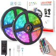 thumbnail image 1 of ISTAR Bande Lumineuse LED 12V Étanche 5M 5050 RGB avec Télécommande IR 44 Touches, 1 of 5