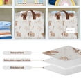 thumbnail image 4 of Yayeee Foldable Storage Basket for Shelves with Handles Waterproof Cloth Bins, Gray Bears, 4 of 7